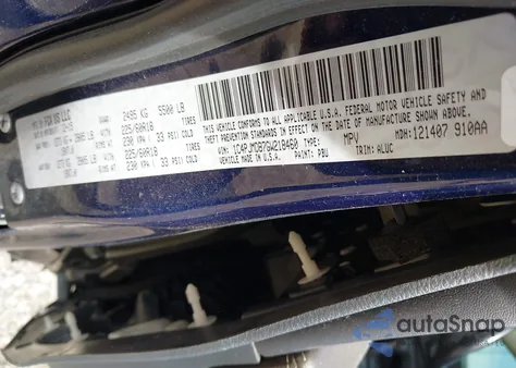 2016 Jeep Cherokee Limited from USA, damaged, VIN 1C4PJMDB7GW218460